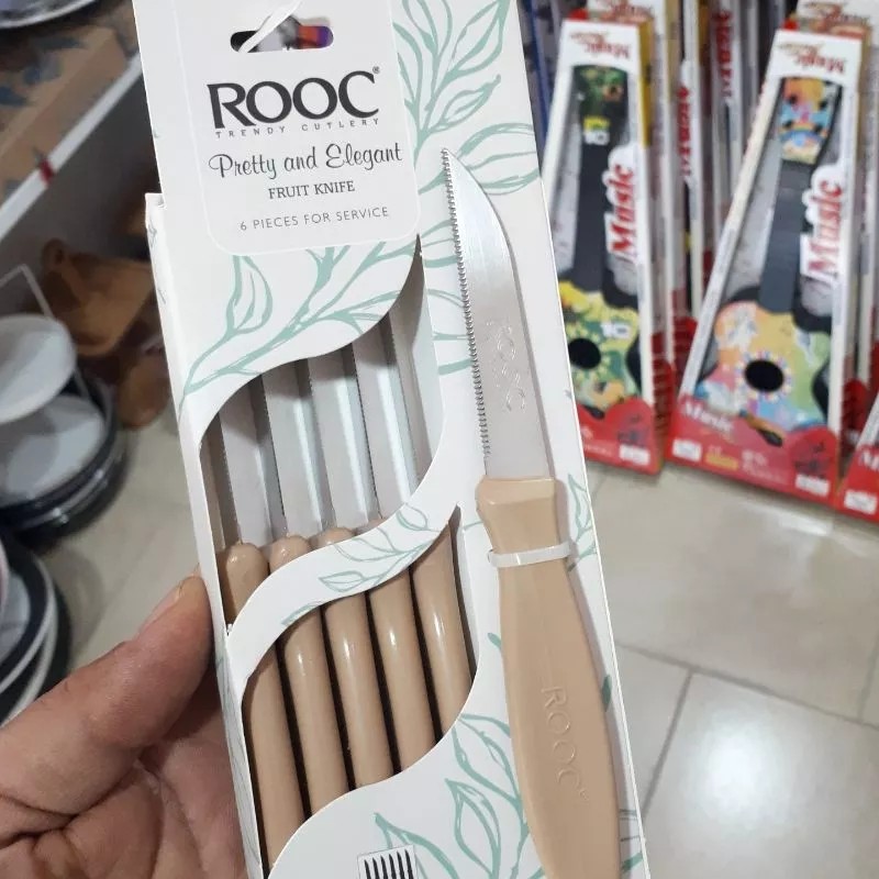 چاقو 6 عددی Rooc
تیغه چاقو ساخت کشور ترکیه 