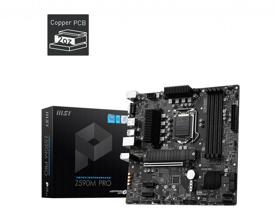 مادربرد ام اس آی مدل Z590M PRO سوکت 1200