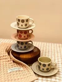 ست قهوه خوری خال خالی دنی هوم کد001832