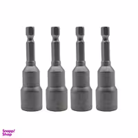 بکس سر دریلی ولف مدل YP-MAGNET-13x65MM مجموعه 4 عددی