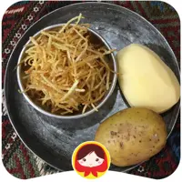 سیب زمینی خلالی استراگانفی  سرخ شده 180 گرمی تازه 