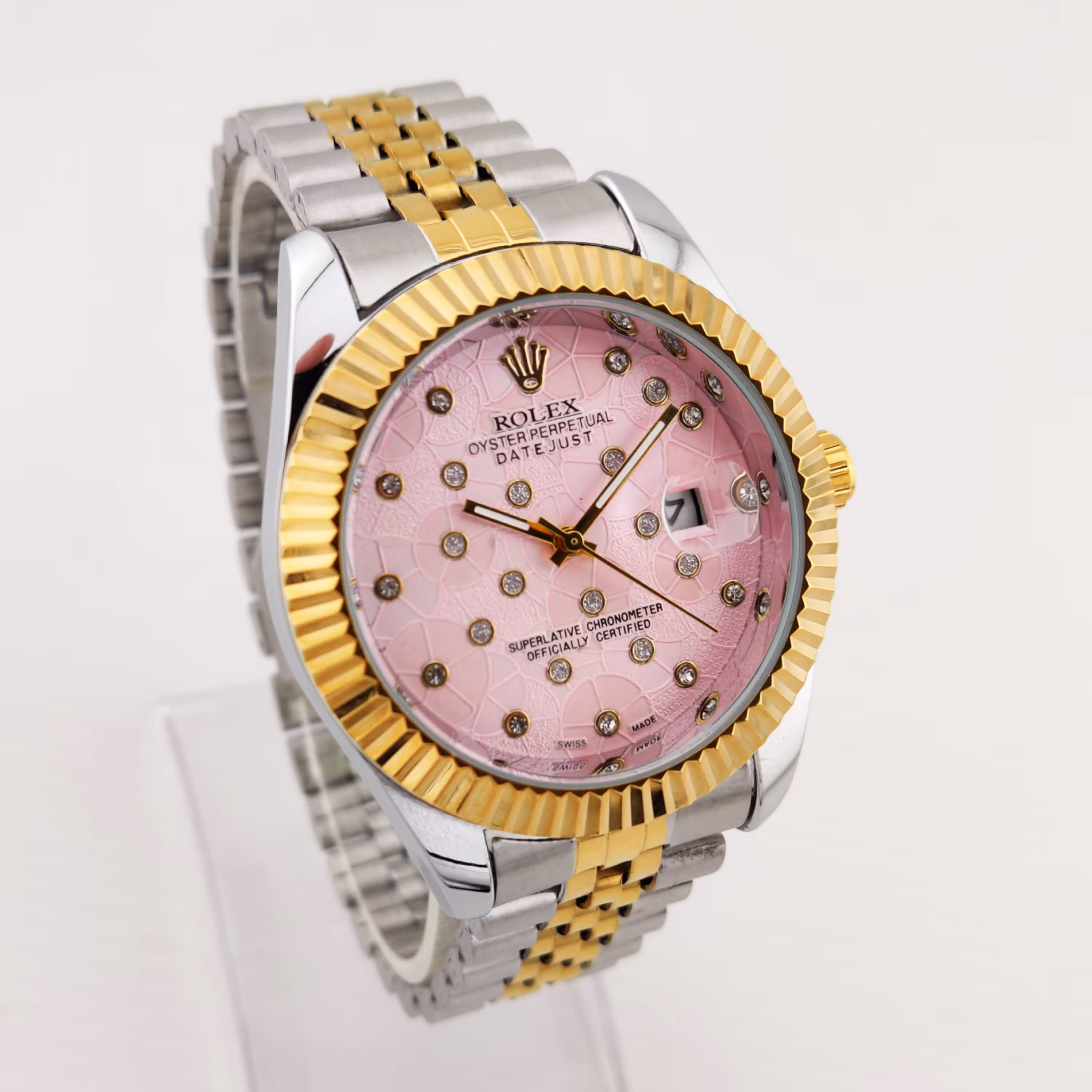 ساعت مردانه رولکس دیت جاست گرید AAA موتور قدرتمند تقویمدار استیل توپر رنگ ثابت ضدآب بهمراه جعبه و ارسال رایگان 