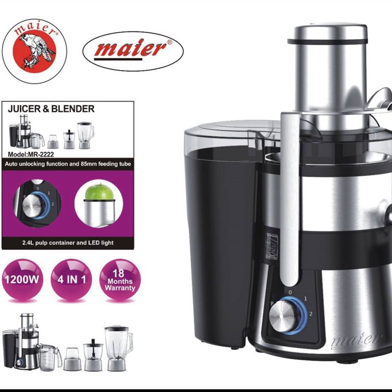 آبمیوه گیری 4 کاره مایر مدل MR-2222

