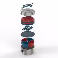 ست ظروف کمپینگ کچوا 4 نفره 3.5 لیتری مدل MH-500