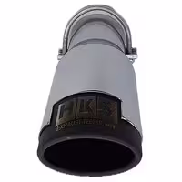 سر اگزوز جی اس (JS) مدل HKS دو تیکه متوسط بدنه آبکاری کد 252