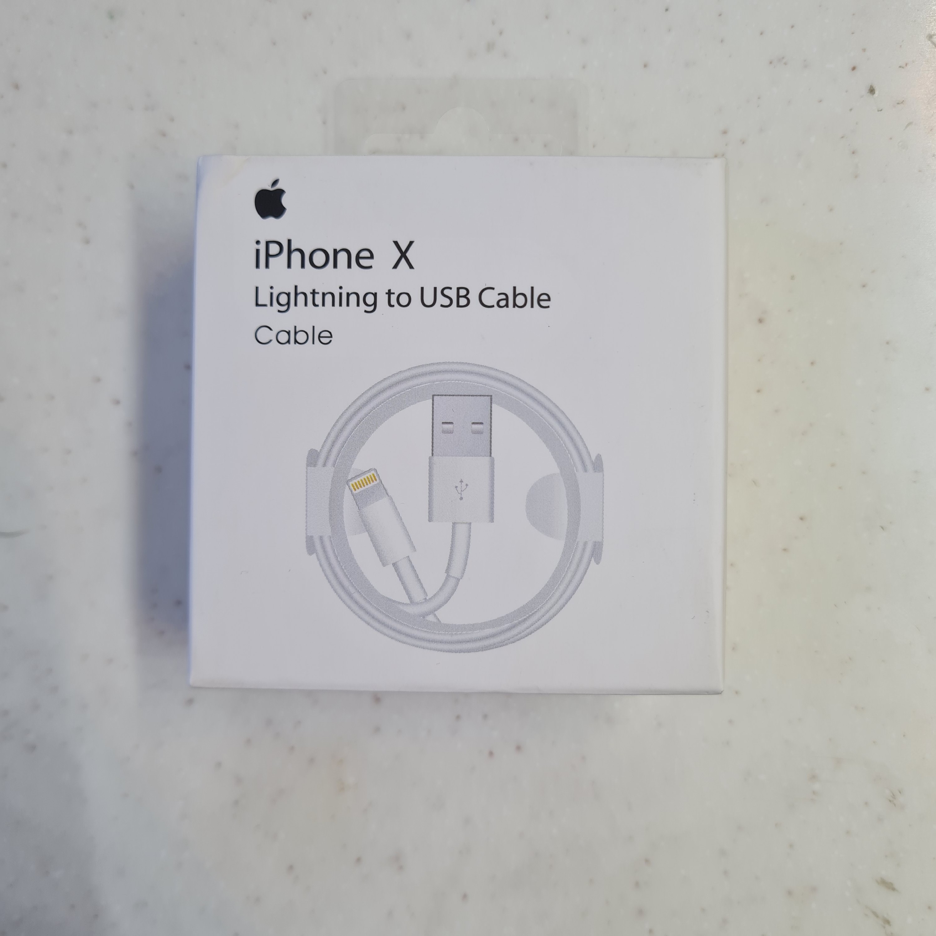 کابل شارژ اصلی ایفون X 