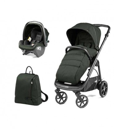 ست 3 تکه کالسکه پگ پرگو مدل Veloce Green