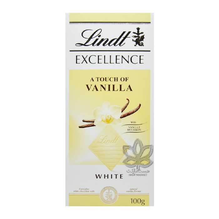 شکلات سفید وانیلی 100 گرم اکسلنس لینت - lindt