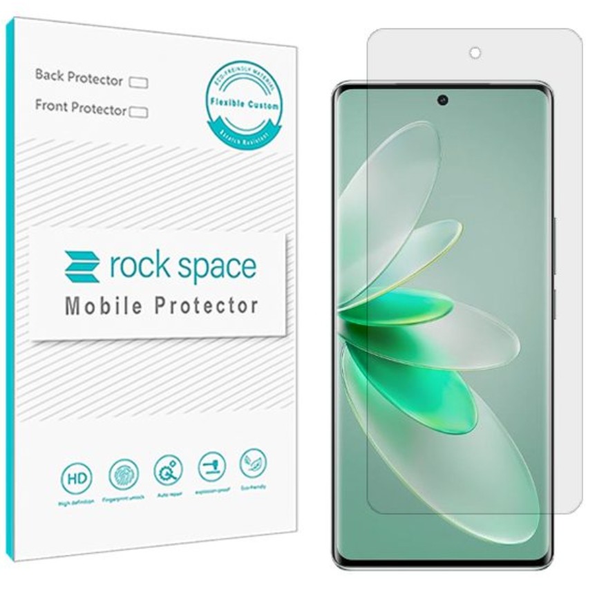 گلس نانو هیدروژل شفاف و ضد ضربه گوشی ویوو S16 Pro برند راک اسپیس     