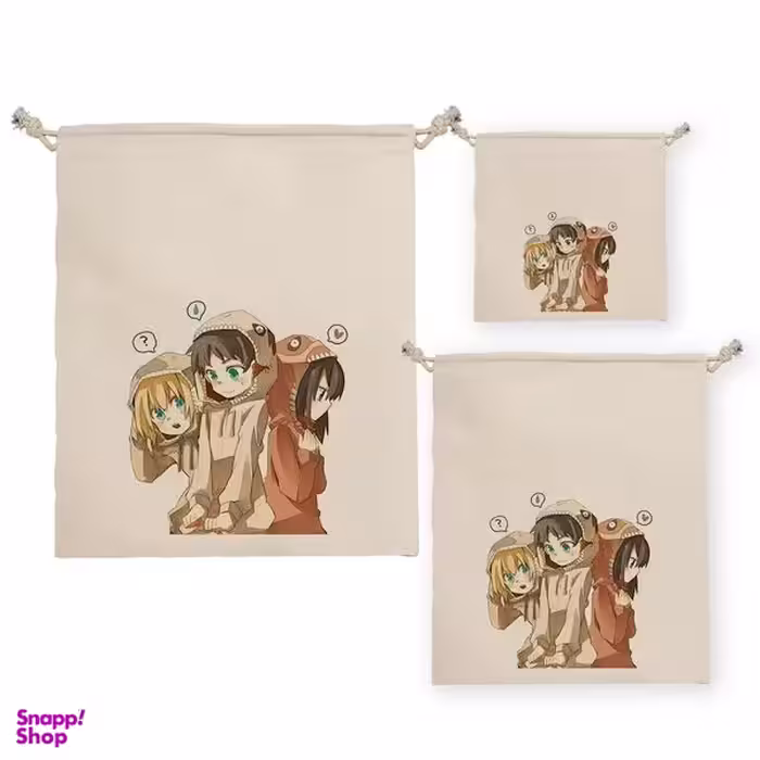 نظم دهنده ترمه طراحان ایده طرح اَتک آن تایتان Attack on Titan کد strm0368 مجموعه 3 عددی