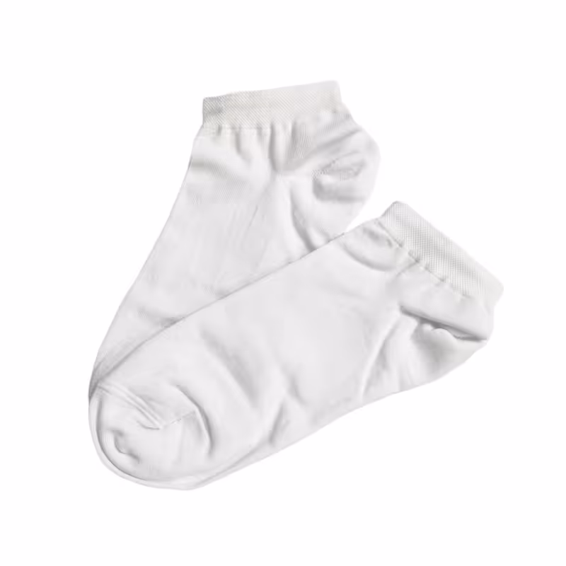 جوراب مچی سفید ساده