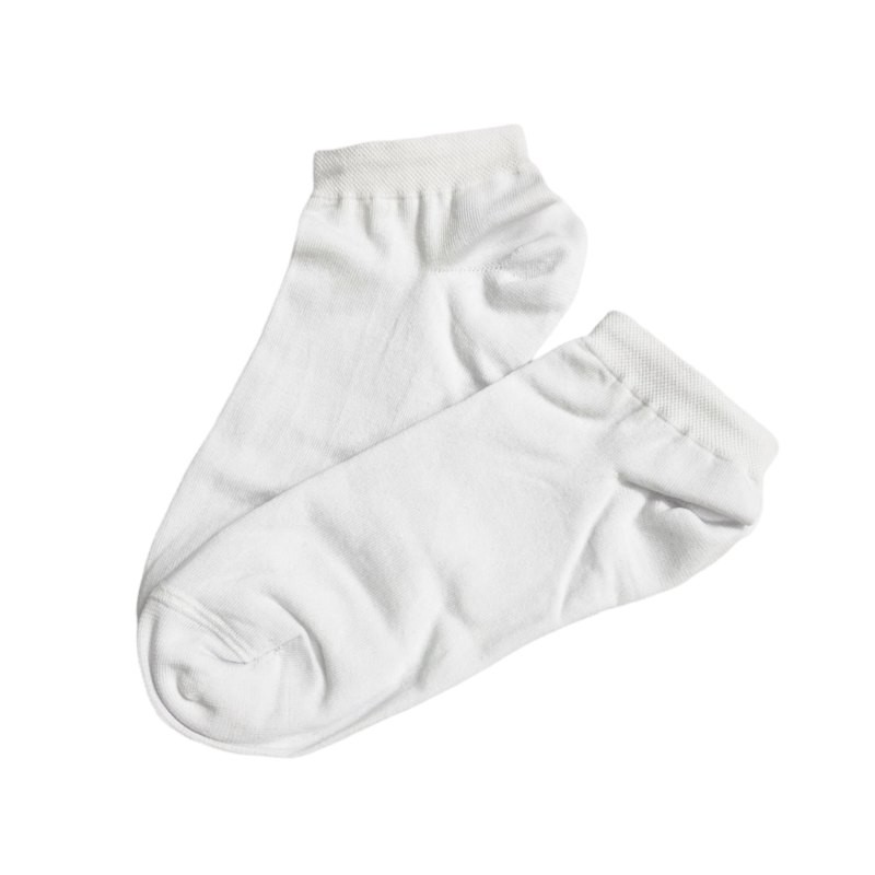جوراب مچی سفید ساده