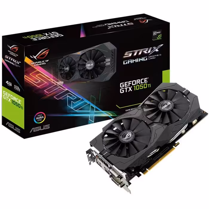 کارت گرافیک ایسوس ROG STRIX GTX1050TI 4GB GAMING