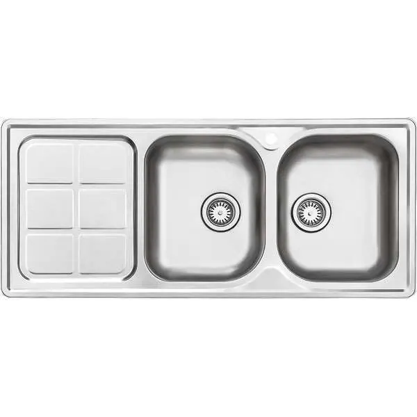 سینک استیل البرز مدل R-215 توکار  مدل