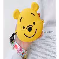 کیف سیلیکونی کوچک رودوشی طرح پو Pooh Little Bag