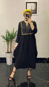 مانتو زنانه یقه هفت سویل