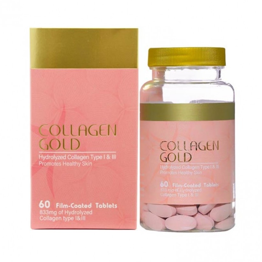 کلاژن گلد آدریان 60 عددی ، ضد چروک و جوانسازی پوست