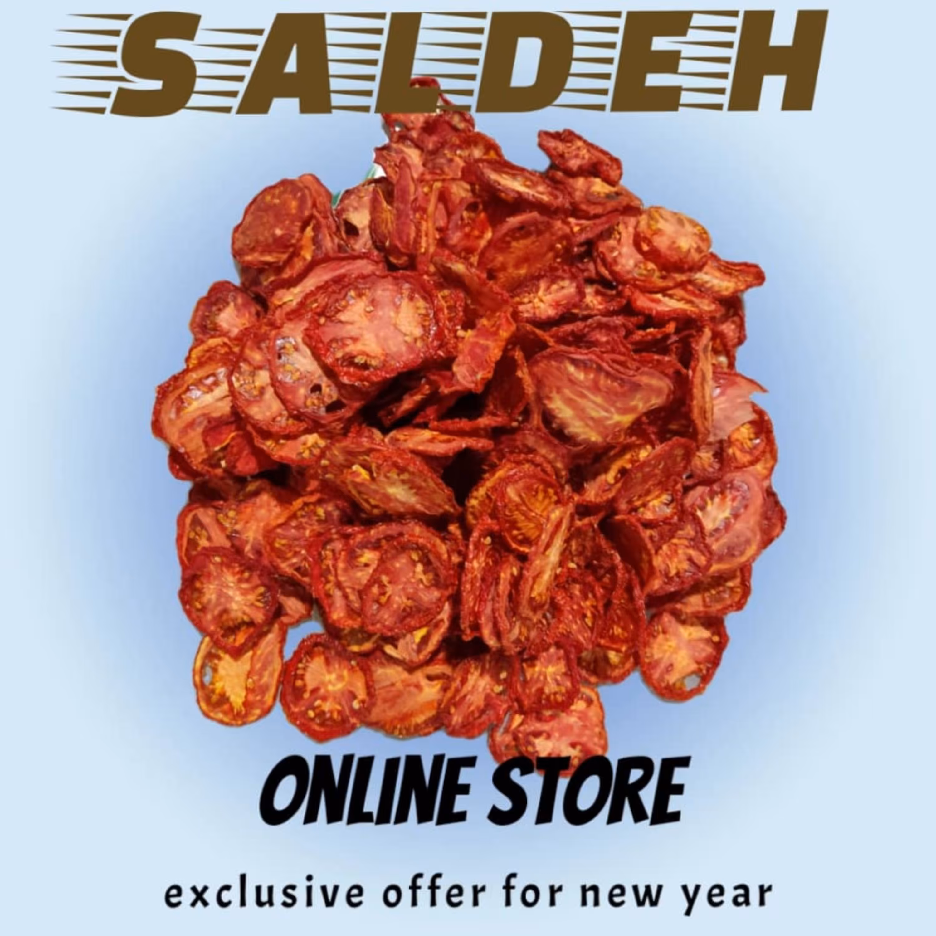 چیپس گوجه فرنگی طعم دار سالده در بسته های 100 گرمی