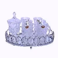 سینی آینه ای سالی نو بیضی طرح المپیک