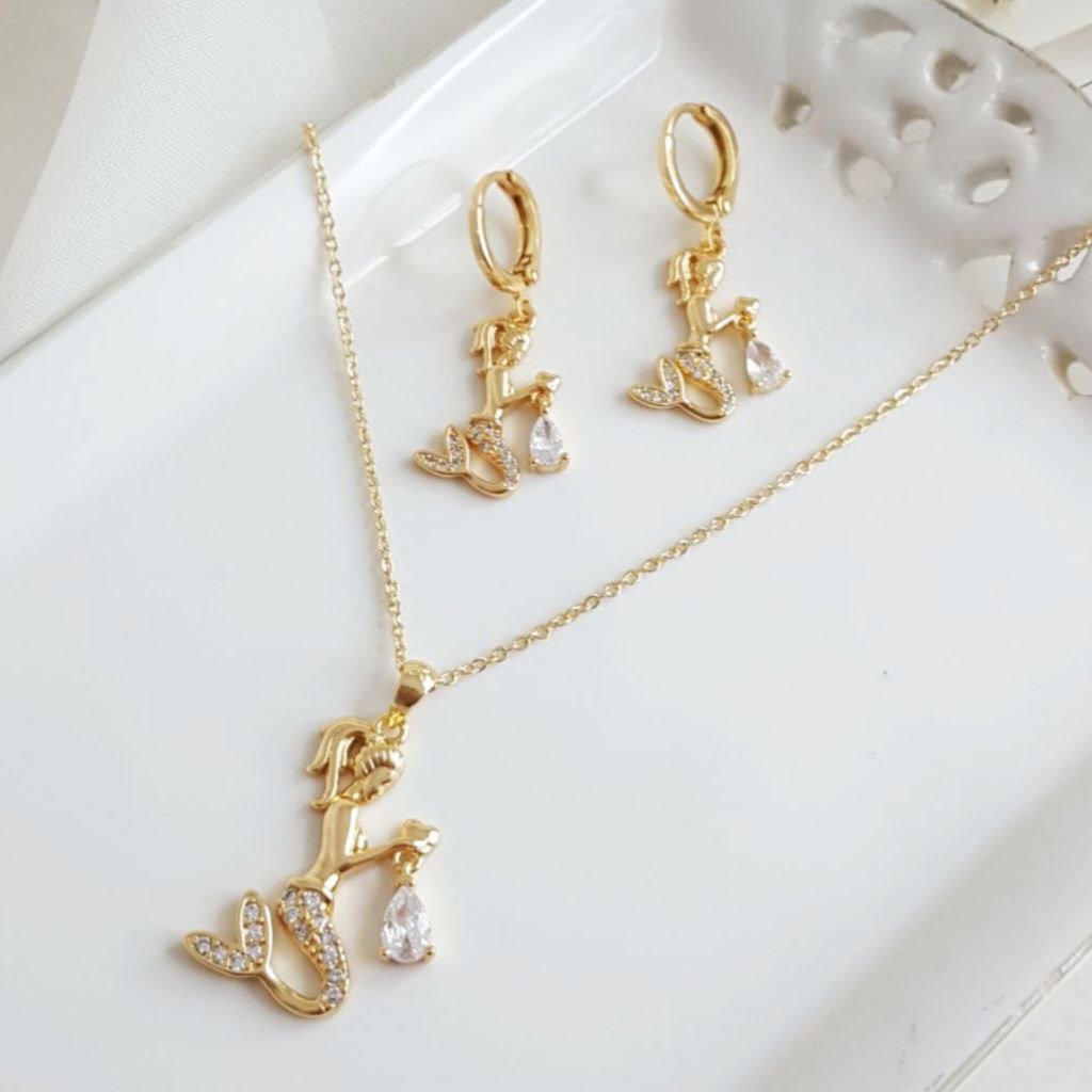 نیمست پری دریایی برند ysx دلبر اکسسوری رنگ ثابت و درخشان