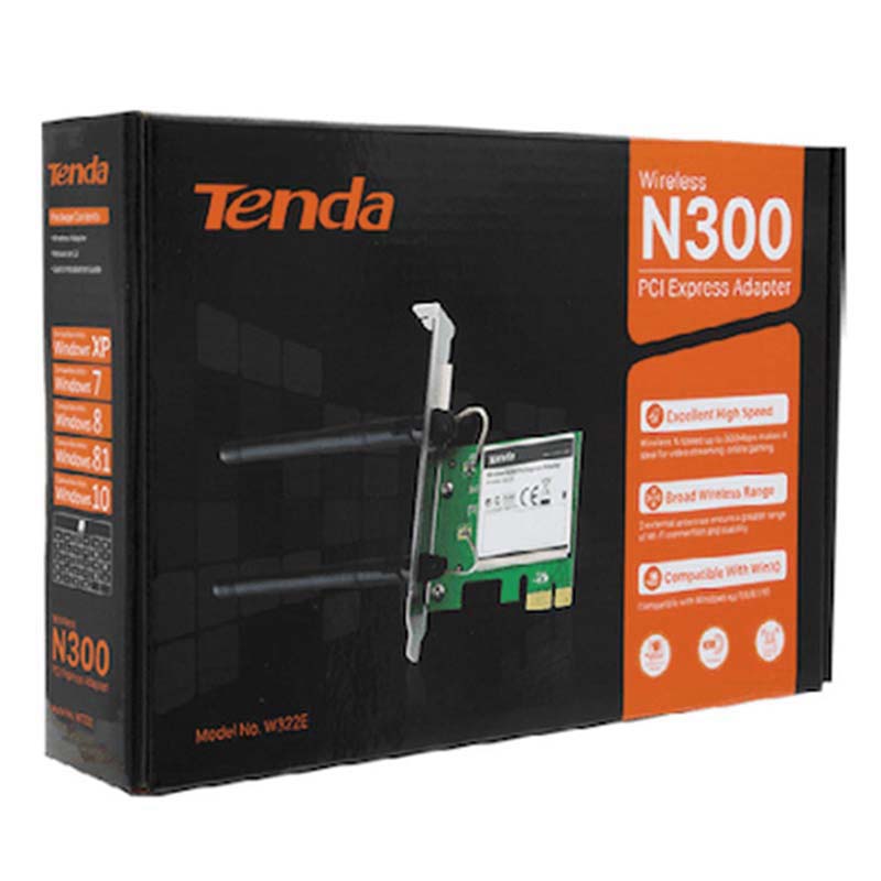 کارت شبکه بی سیم  تندا  Tenda PCI Express W322E