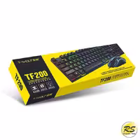 کیبورد و ماوس گیمینگ تی ولف مدل T-WOLF TF200