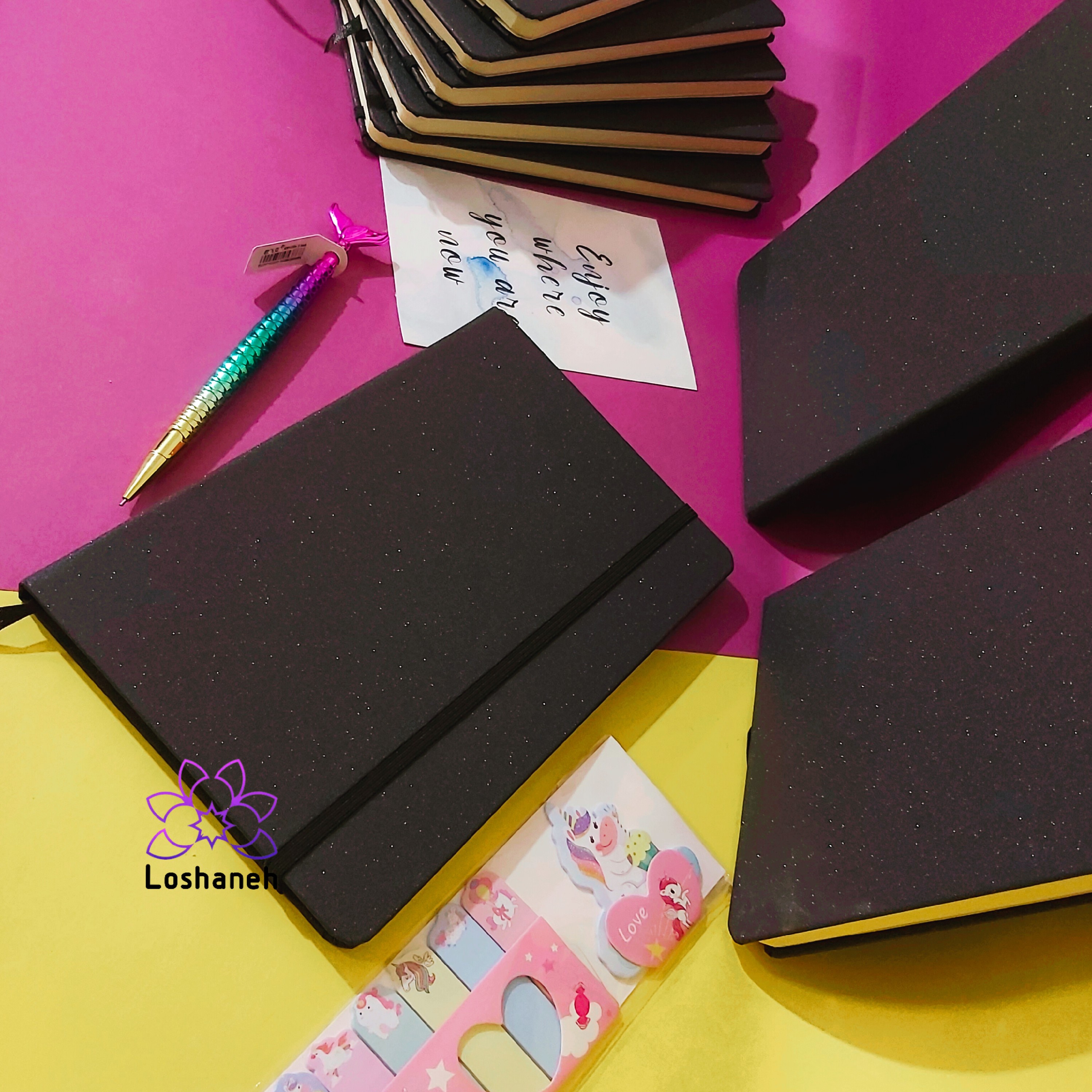 دفتر جلد زخیم اکلیلی 80 برگ ارسال رایگان 