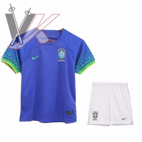 کیت دوم بچه گانه برزیل جام جهانی 2022 کد 2310008