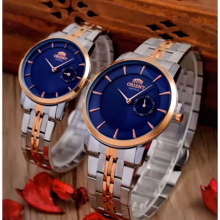 ساعت مچی ست اورینت موتور ژاپن با کارت گارانتی قیمت جفت 2800 تومن