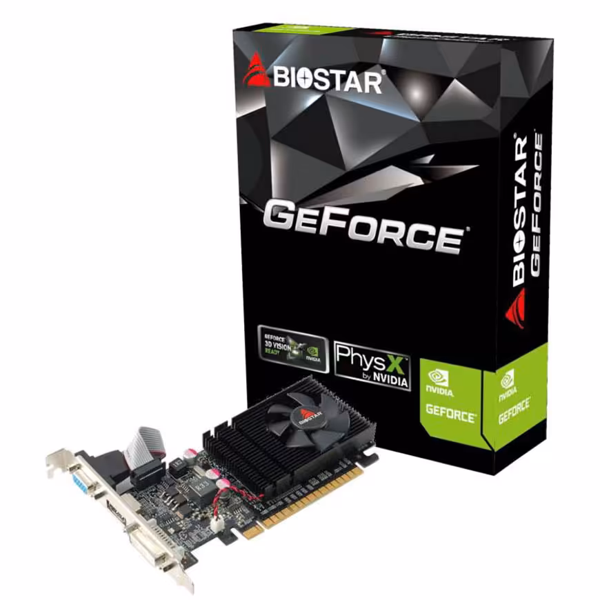 کارت گرافیک بایوستار مدل GeForce GT710 با ظرفیت 2 گیگابایت