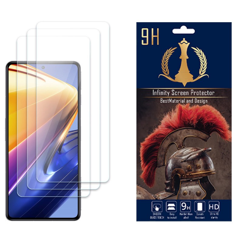 محافظ صفحه نمایش اینفینیتی مدل NANOمناسب برای شیائومی Poco F4 GT بسته سه عددی