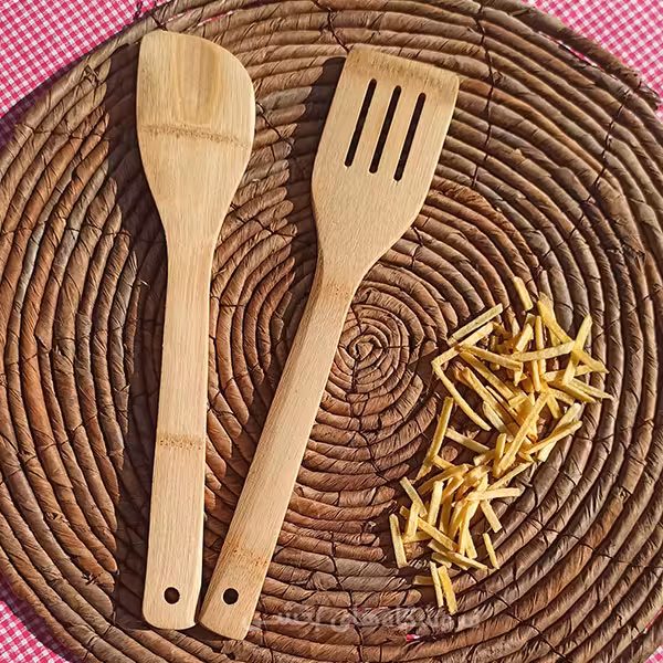 کفگیر چوبی بسته 2 عددی