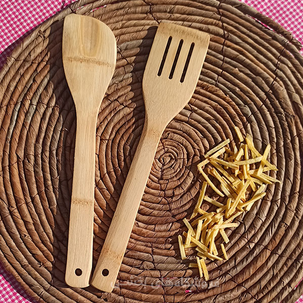 کفگیر چوبی بسته 2 عددی