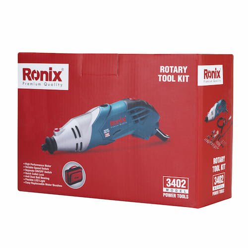 3402 رونیکس کیت فرز مینیاتوری دیمردار برقی 170 وات