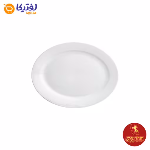 چینی زرین دیس 26 بیضی کوچک سفید هتلی 49