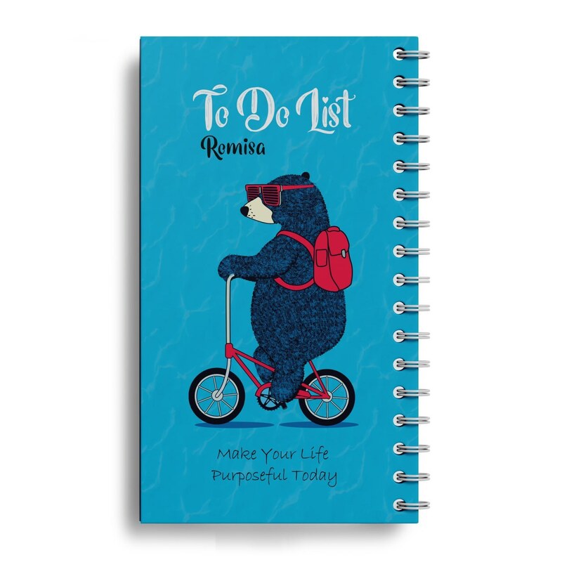 دفترچه یادداشت همراه و برنامه ریزی (تو دو لیست to do list) طرح خرسی
