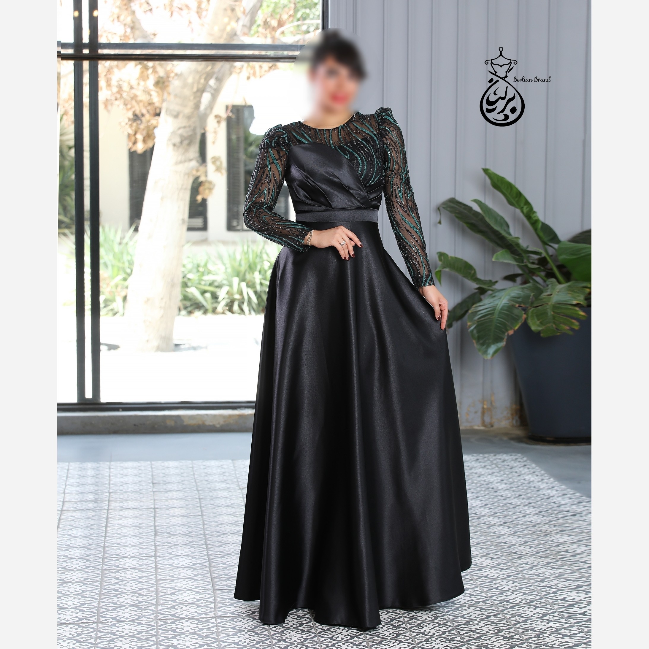 لباس مجلسی بلند مدل دیبا
