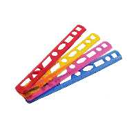 خط کش شابلون دار 30 سانت ژله ای