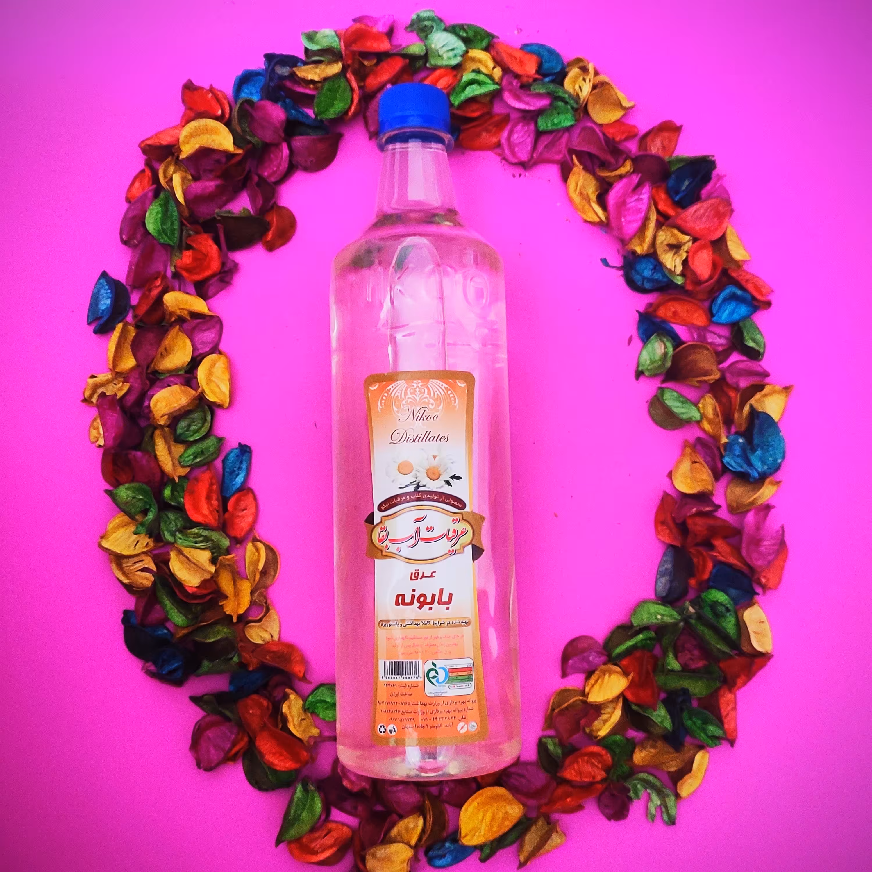 عرق بادرنجبویه درجه یک 1 لیتری