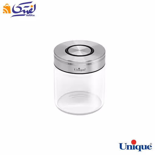 ظرف ادویه 7.5 سانتیمتر شیشه ای درب استیل یونیک UN-1728