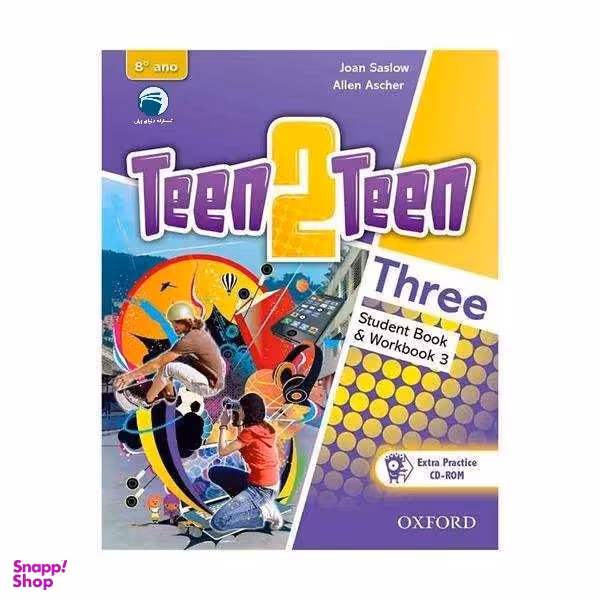 کتاب teen 2 teen three اثر OAN SASLOW & ALLEN ASCHER انتشارات دنیای زبان
