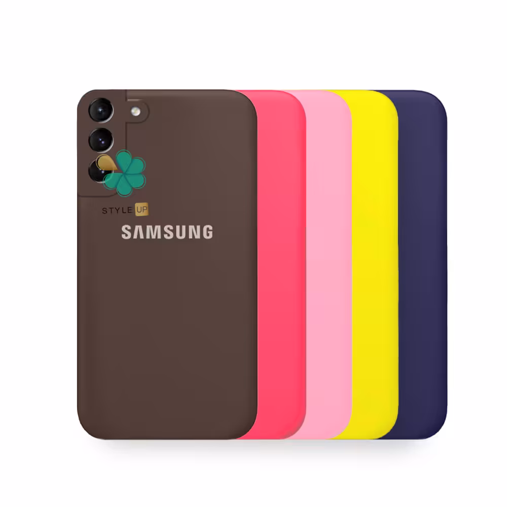 قاب گوشی سامسونگ Samsung Galaxy S22 Plus مدل سیلیکونی محافظ لنز دار