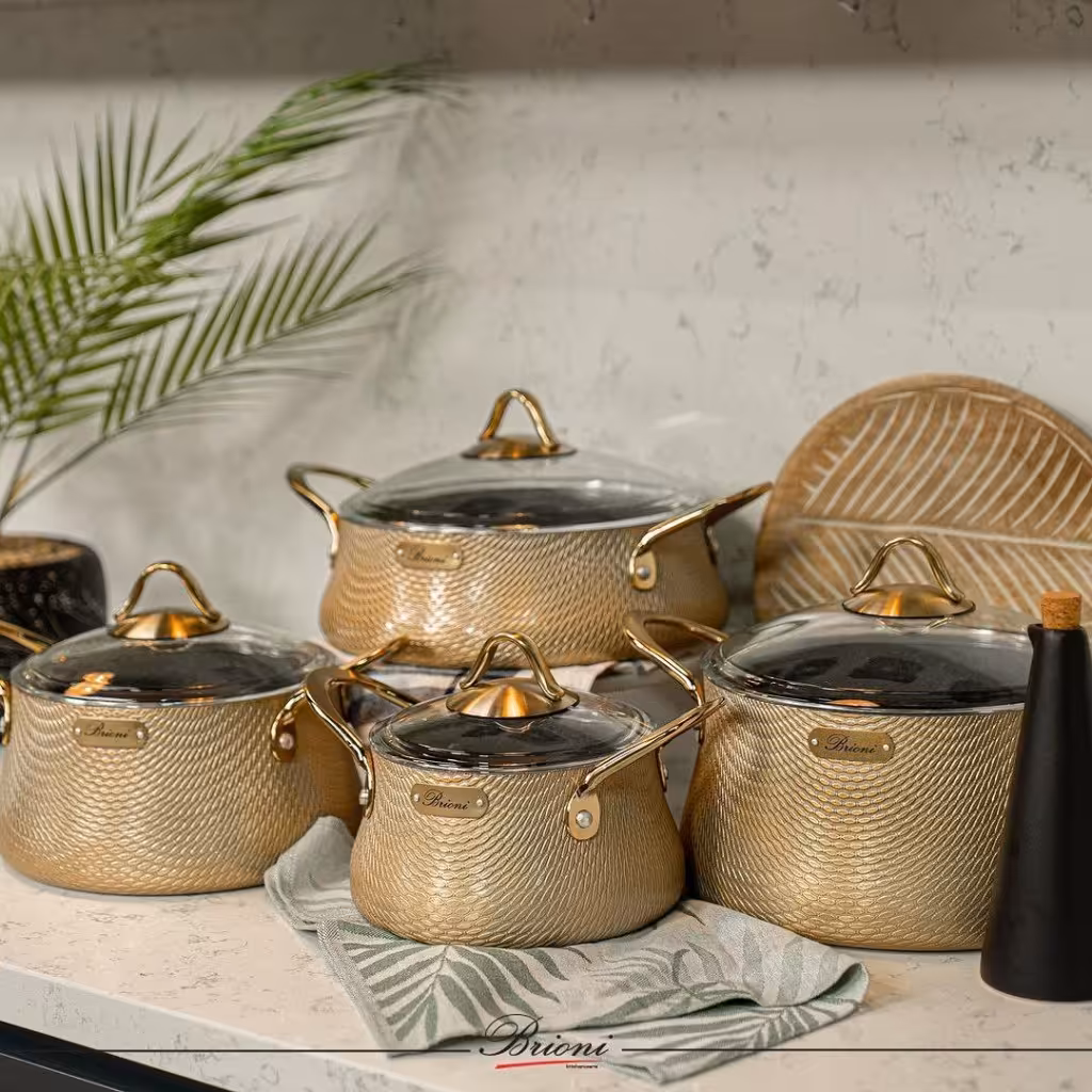 سرویس قابلمه 9 پارچه گرانیتی محصول Brioni ترکیه