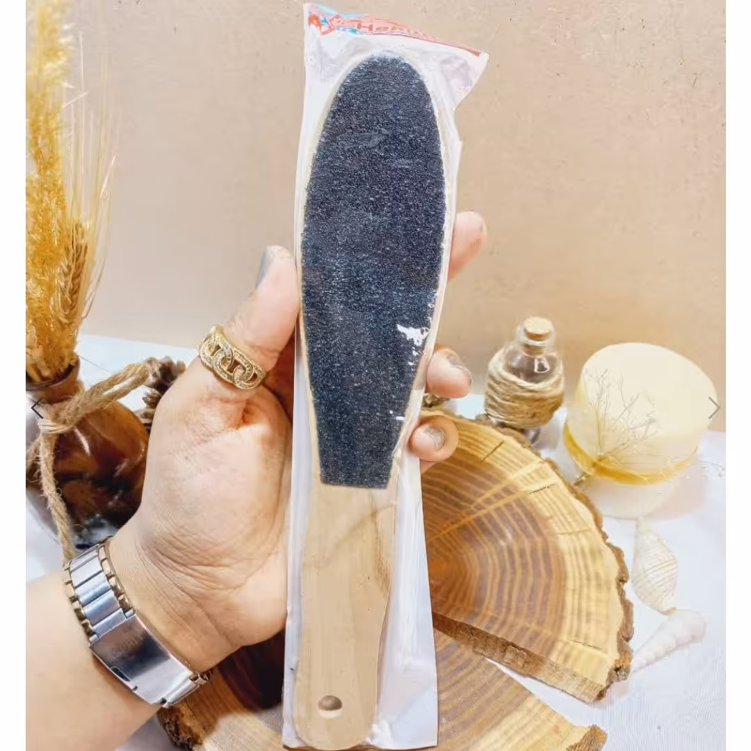 سوهان پاشنه پا طرح چوبی با کیفیت

