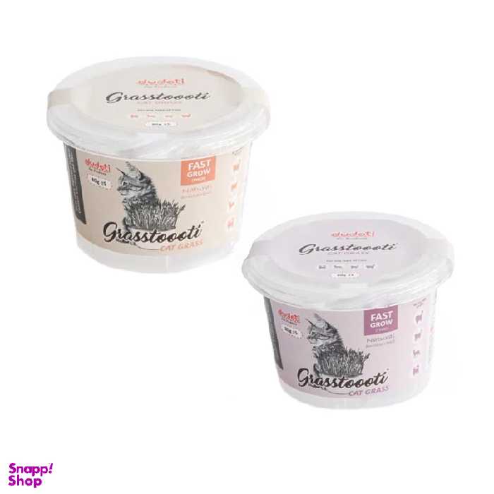 بذر علف گربه دودوتی مدل Mix وزن 80 گرم بسته 2 عددی