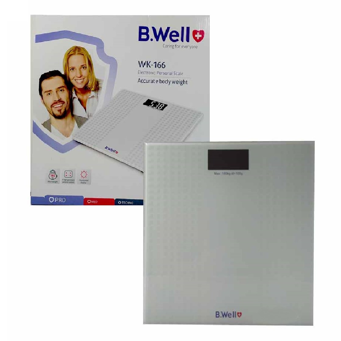 ترازوی دیجیتال  B.well مدل WK-166