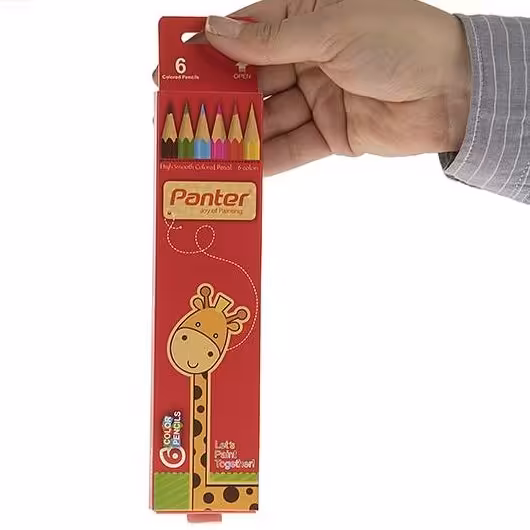 مدادرنگی نقاشی 6رنگ مقوایی پنتر