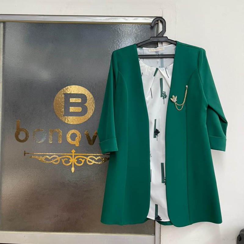 کت و تاپ 4رنگ سایز 38 تا 46 جنس پارچه مازراتی گرم بالا