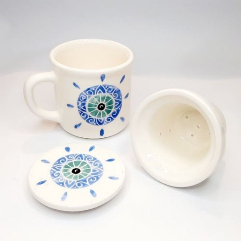 ماگ دمنوش  سایز بزرگ چشم و نظر