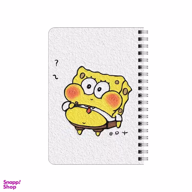 دفترچه یادداشت بامبیلیپ مدل چوبی طرح باب اسفنجی تپل کد 4503173